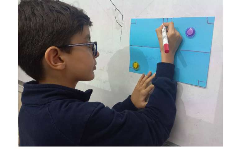 آشنایی با زاویه ی راست و مقایسه ی زاویه ها با یکدیگر به کمک دست ورزی 8