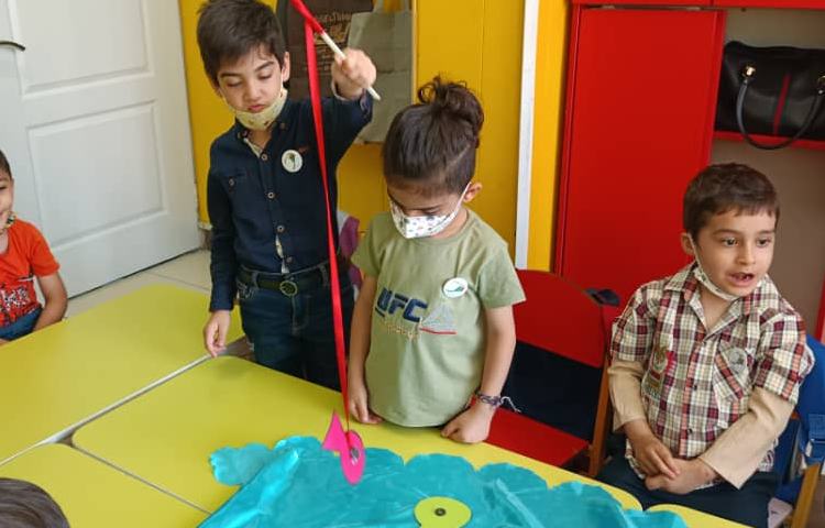 :آشنایی با مفهوم اشکال هندسی در قالب ماهی گیری، کلاس بادبادک 1