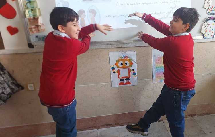 آشنایی با مفهوم وارونه ی جانبی در آینه ی تخت 2