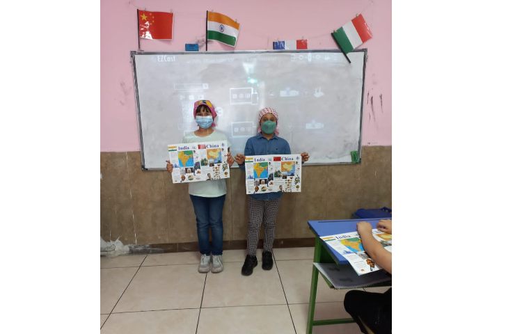 آشنایی با کشورهای مختلف و ساخت کاردستی پرچم و روزنامه دیواری 1