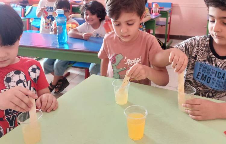 آماده سازی بستنی یخی 2