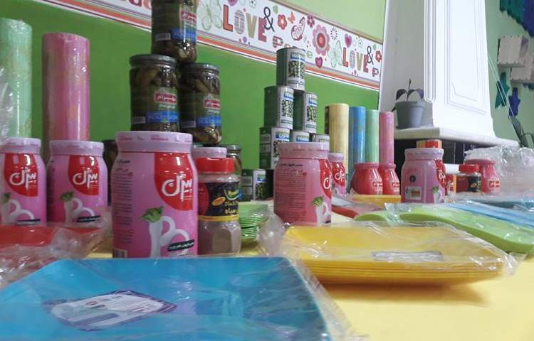 آماده سازی دبستان علوی برای جشنواره غذای سالم 2