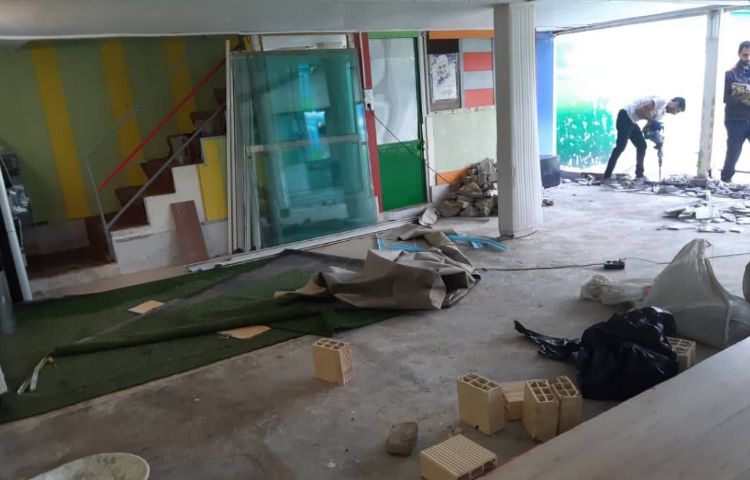 آماده سازی مدرسه جهت بازگشایی مدارس در مهر ماه 2