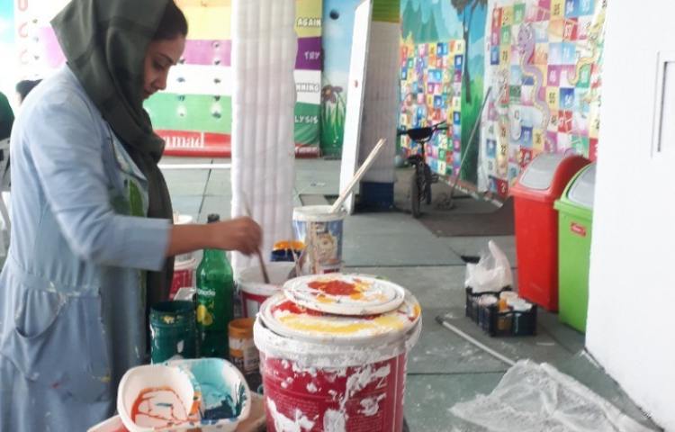 آماده سازی مدرسه جهت بازگشایی مدارس در مهر ماه 5
