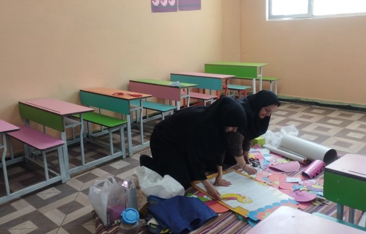 آماده سازی مدرسه جهت بازگشایی مدارس در مهر ماه 7