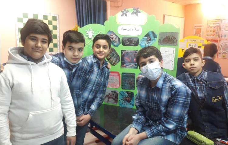 آماده سازی و طراحی پوسترهای گروه های چهارگانه چهارخونه دبستان علوی 9