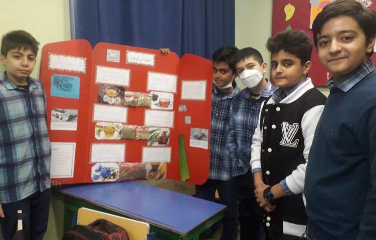 آماده سازی و طراحی پوسترهای گروه های چهارگانه چهارخونه دبستان علوی 15