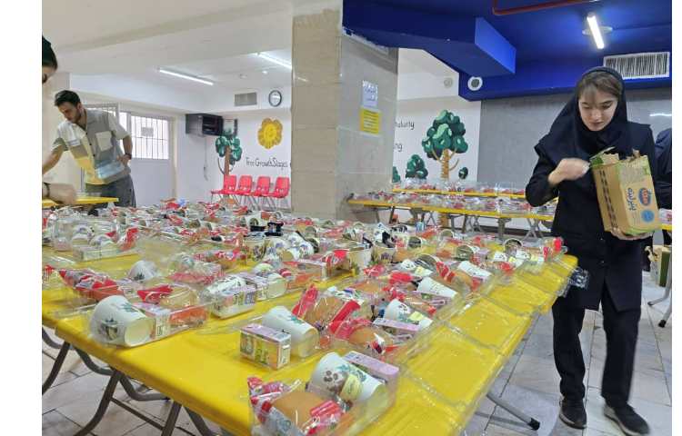 آماده سازی پکهای صبحانه سالم 2