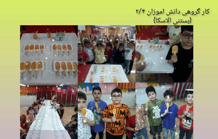 آماده شدن و میل کردن بستنی آلاسکایی 11