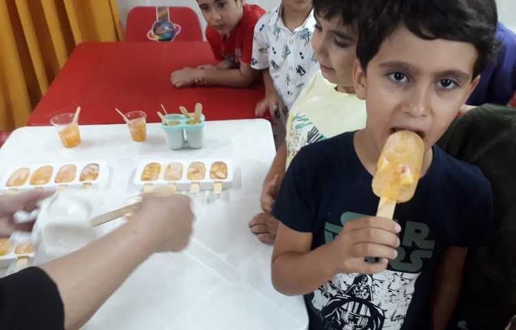 آماده شدن و میل کردن بستنی آلاسکایی 8