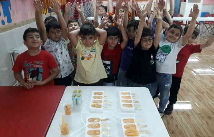 آماده شدن و میل کردن بستنی آلاسکایی 9