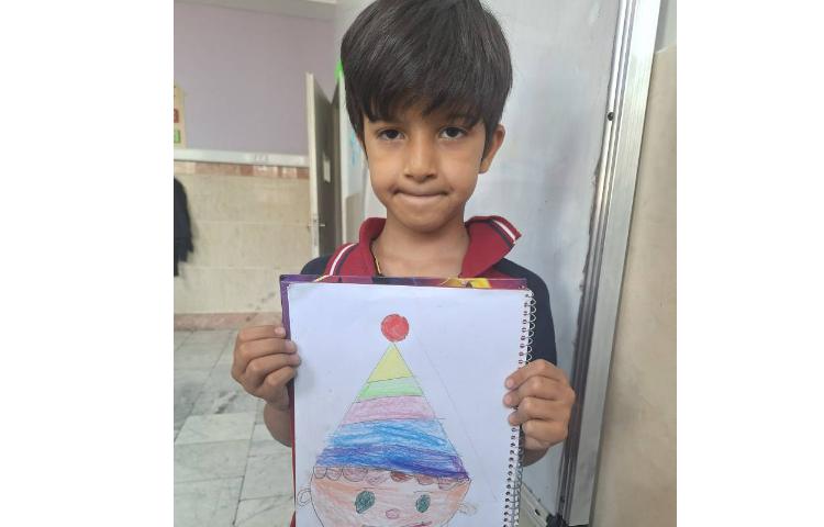 آموزش اشکال هندسی پسرک دلقک پایه دوم 4