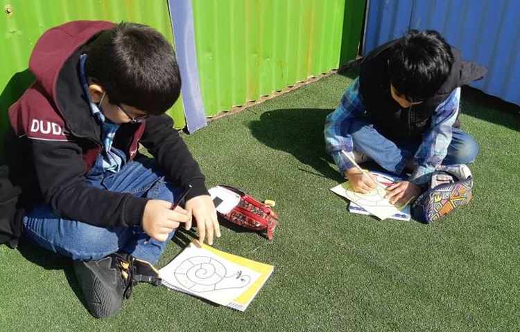 آموزش املای فارسی در کلاس بدون دیوار 7