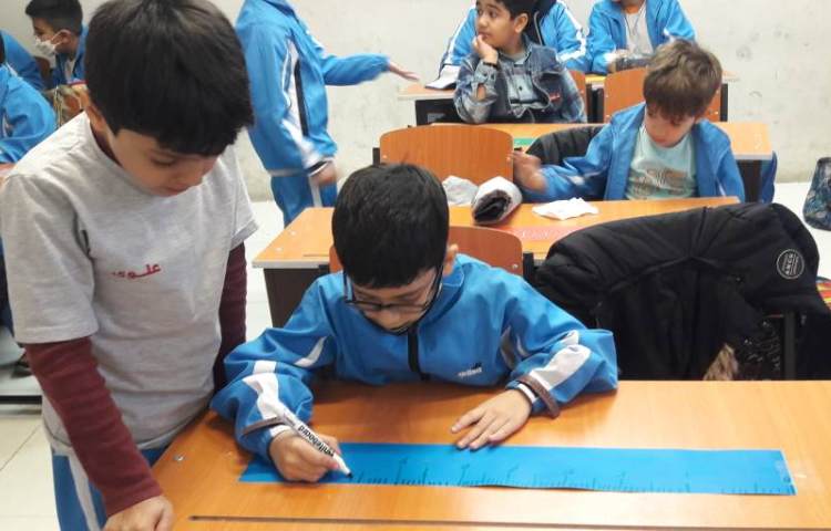 آموزش اندازه گیری با نوار کاغذی 1