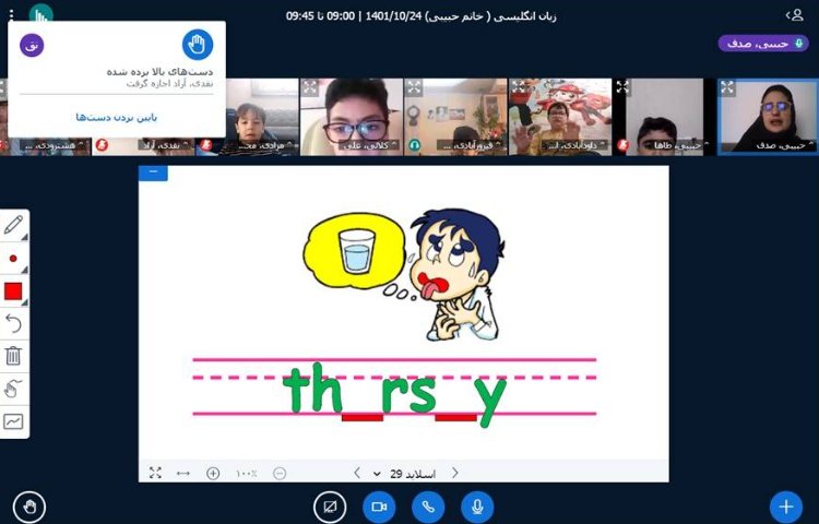 :آموزش انلاین زبان، احساسات (تشخیص، تمرین خواندن و نوشتن)