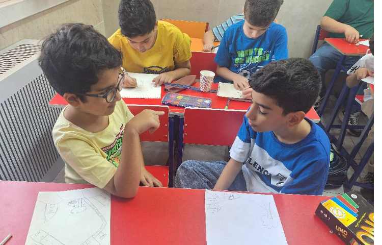 آموزش با آبرنگ 1