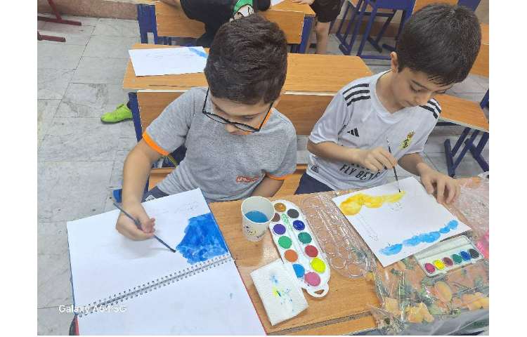 آموزش با آبرنگ 10