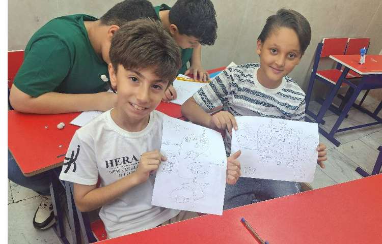 آموزش با آبرنگ 5