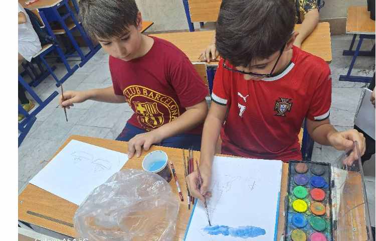 آموزش با آبرنگ 8