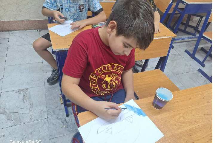 آموزش با آبرنگ 9