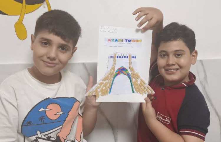 آموزش برج آزادی با ماکارانی 3
