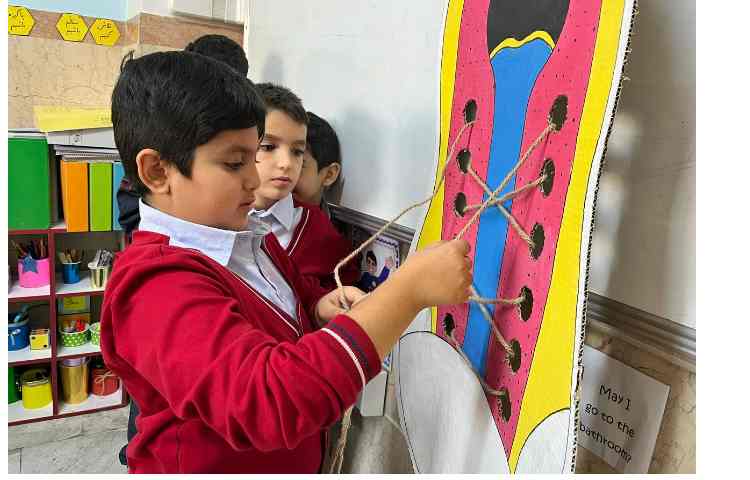 آموزش بستن کفش مهارت زندگی 1