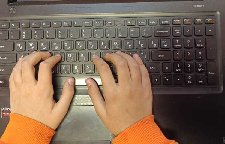 آموزش تایپ ده انگشتی 1