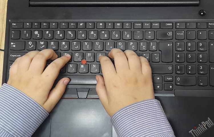 آموزش تایپ ده انگشتی