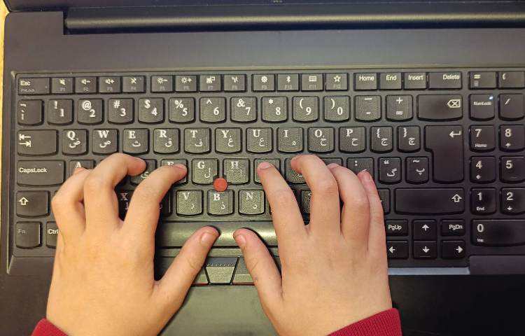 آموزش تایپ ده انگشتی