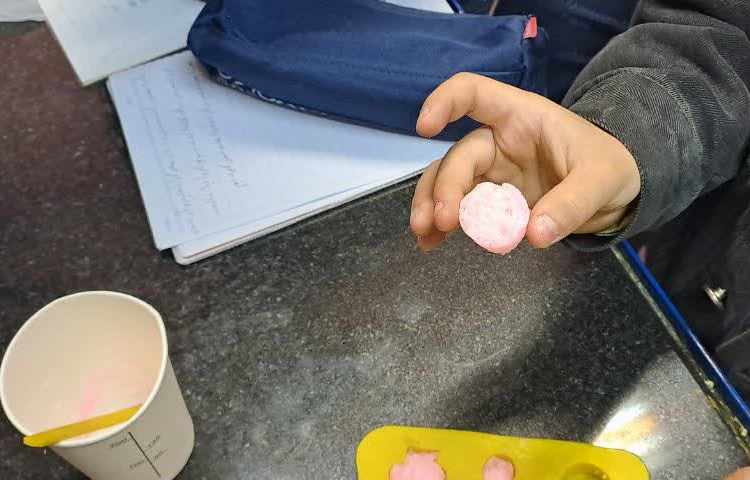 آموزش تبدیل حالت ها با آزمایش ساخت صابون 4