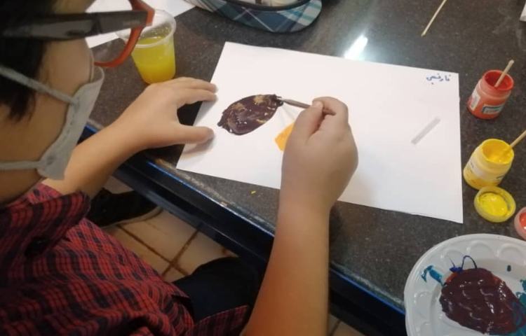 آموزش ترکیب رنگ ها با گواش 3