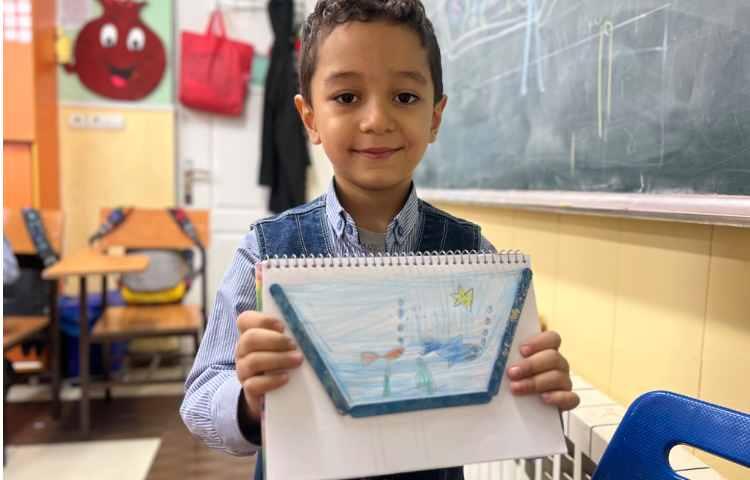 آموزش تنگ ماهی کلاژ ونقاشی