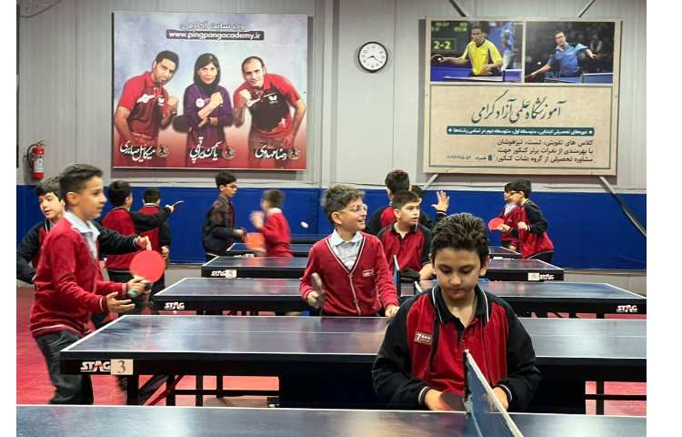 آموزش تنیس روی میز( هل فورهند) 1