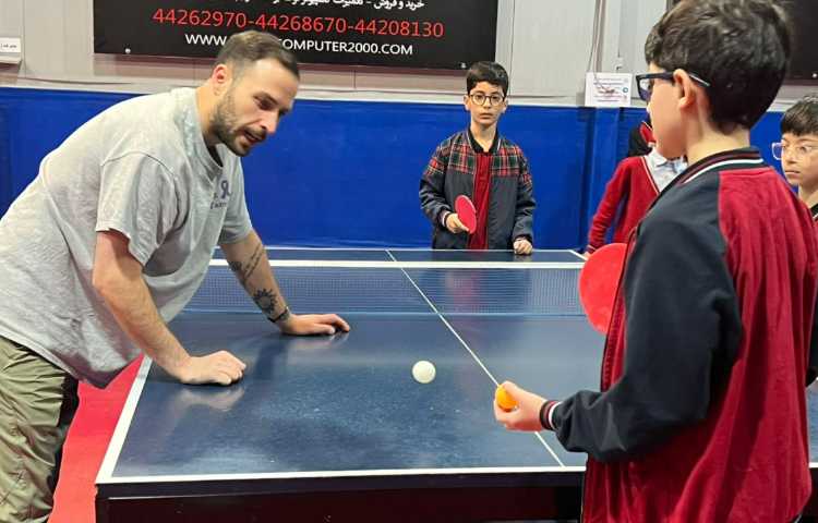 آموزش تنیس روی میز( هل فورهند) 3