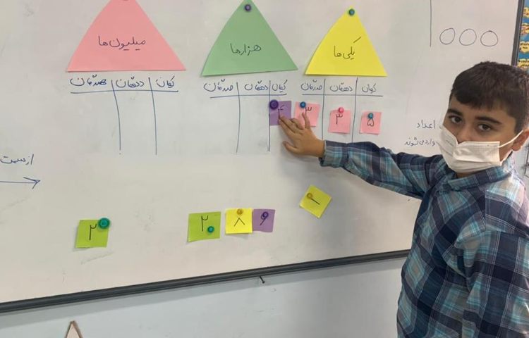 آموزش جدول ارزش مکانی درس ریاضی پایه سوم دبستان 3