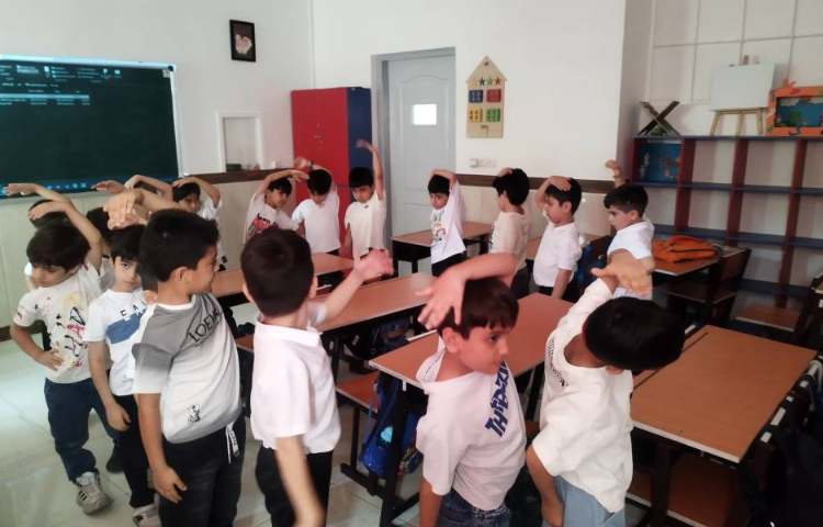 آموزش جهت ها»با شعر و موسیقی و انجام کاربرگ 5