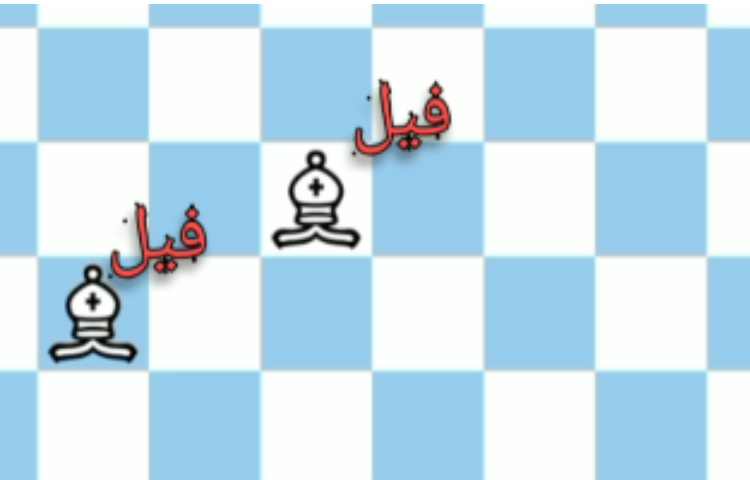 آموزش حرکت فیل در شطرنج 2