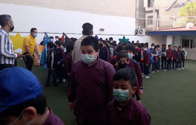 آموزش حضوری دانش آموزان دبستان علوی 6