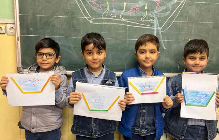 آموزش حلزون بااشکال هندسی مستطیل دایره 3