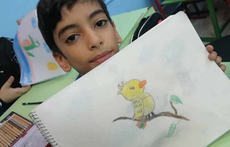 آموزش حیوانات مرحله به مرحله توسط اشکال هندسی 3