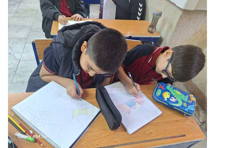 آموزش خطوط رنگی پایه ششم 3