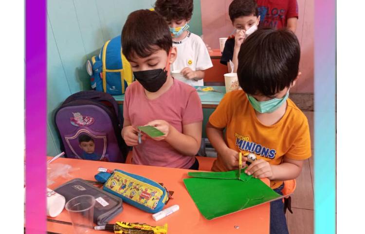 آموزش خلاقیت در کلاس های تابستانی 2