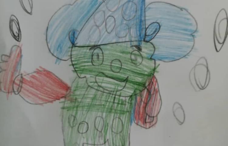 آموزش خلاق نقاشی دلقک 7