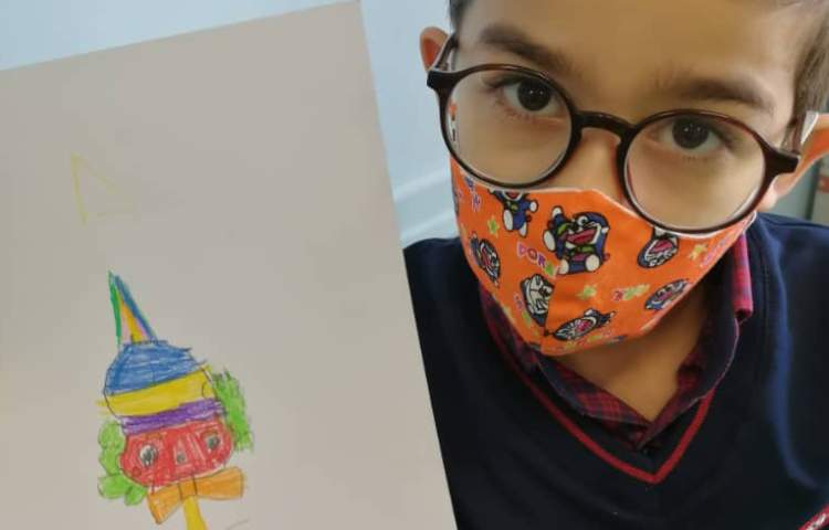آموزش خلاق نقاشی دلقک