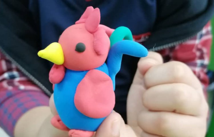 آموزش خمیربازی خروس 1