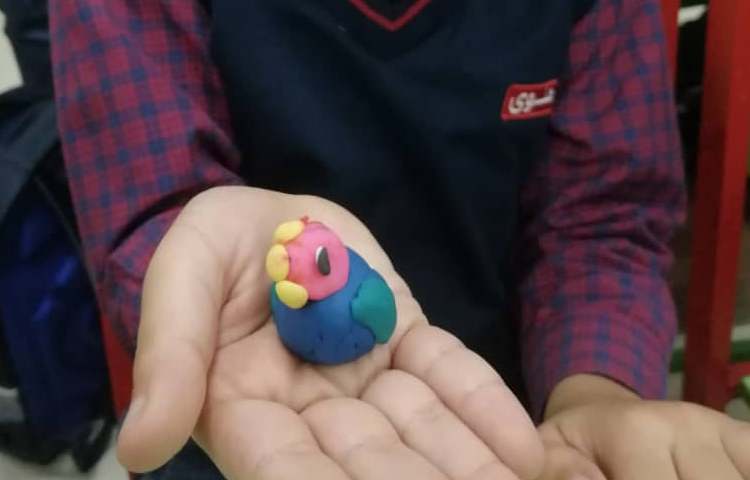 آموزش خمیربازی خروس 2