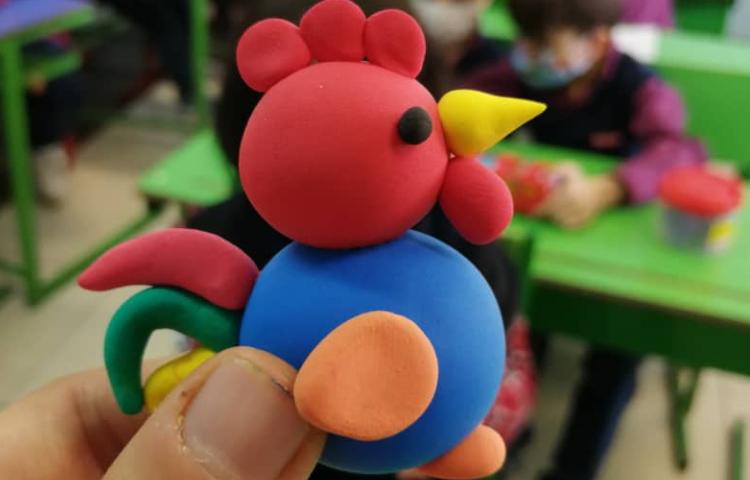 آموزش خمیربازی خروس