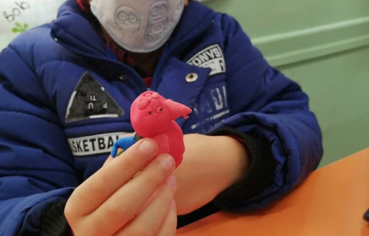 آموزش خمیر بازی دانش آموزان پایه اول 2