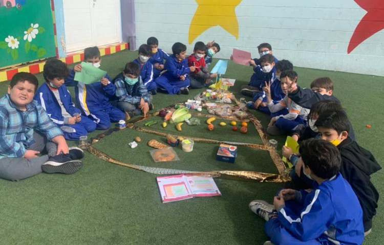 آموزش درس علوم (هرم غذایی )پایه سوم دبستان 1