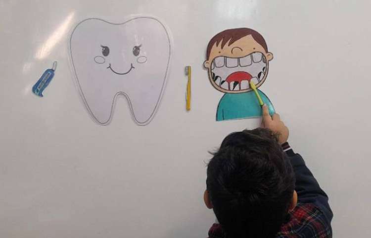 آموزش درس مهارت های زندگی درس بهداشت دهان و دندان و مسواک زدن 6